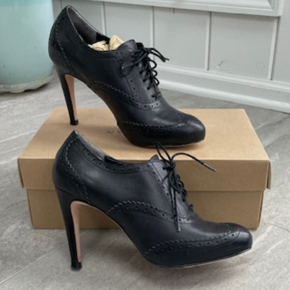 Cole Haan Black Lucinda Air Oxford Heels